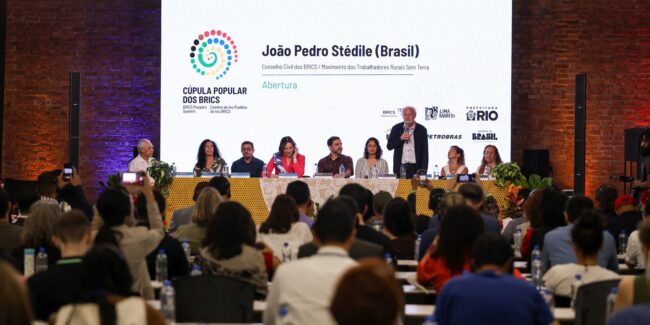 Rio sedia 1ª cúpula popular do brics para debater sul global