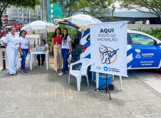 Prefeitura realiza ações itinerantes de vacinação em áreas de grande circulação antes do carnaval – secretaria de comunicação