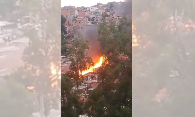 Incêndio em comunidade da brasilândia deixa duas pessoas feridas em sp
