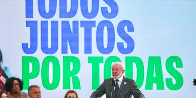 Lula defende que luta contra feminicídio deve ser sobretudo dos homens