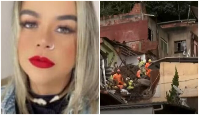 Mulher resgatada após passar horas soterrada morre em juiz de fora (mg)