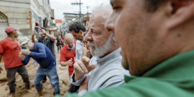 Perdas materiais serão recuperadas, diz lula em visita a minas gerais