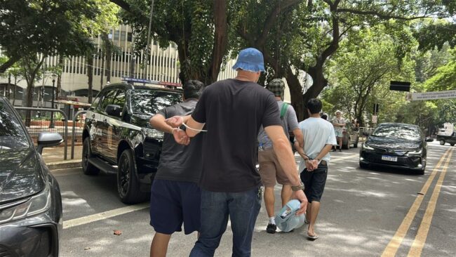 Policiais fantasiados de scooby-doo e chaves prendem suspeitos no carnaval de sp