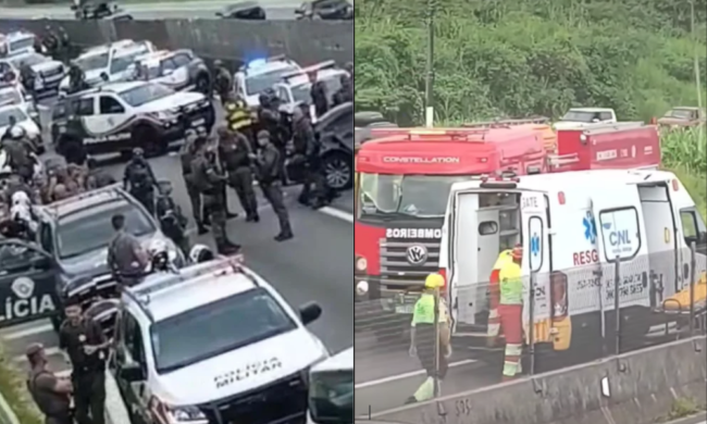 Policial faz disparos dentro de casa, foge e é baleado pela pm em sp