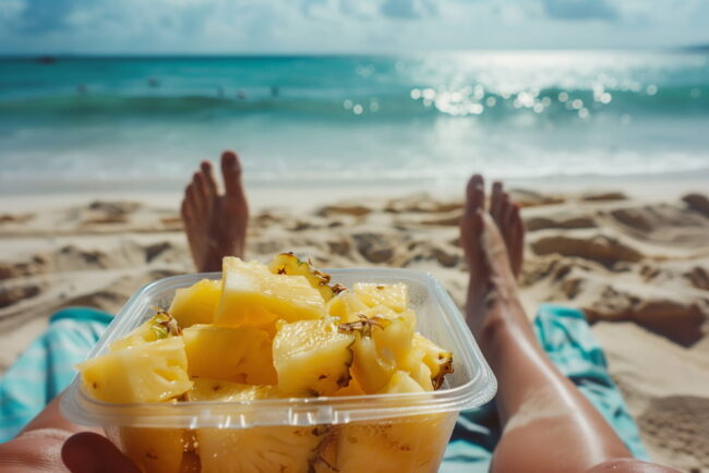 Alimentação na praia: o que entra e o que fica fora do cardápio