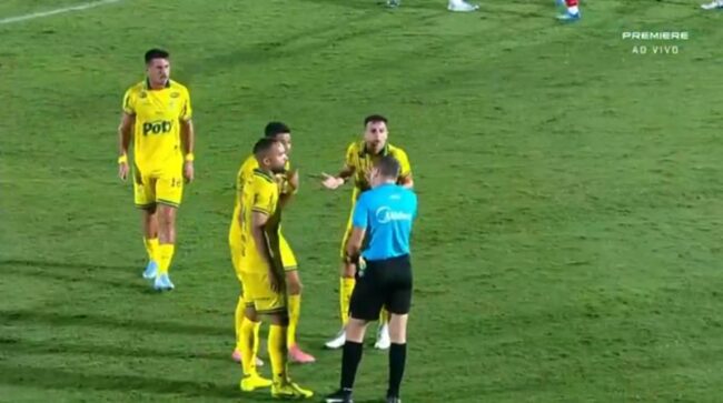 Árbitro relata ameaças e nega ter dito para mirassol “chorar no vestiário”