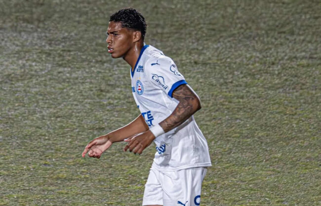 Atacante da base do bahia é sondado por clubes da série a e exterior