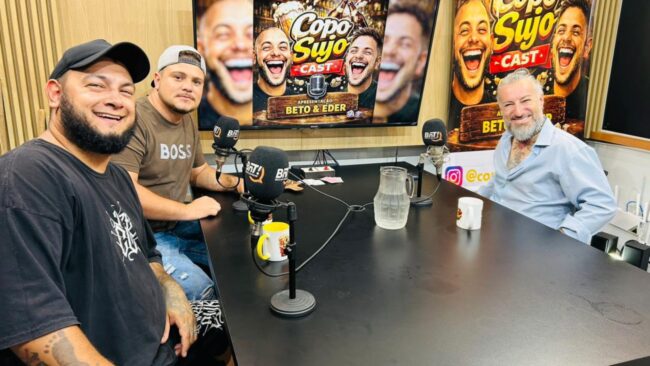 Estreia do “copo sujo cast” com a presença do galã do amor