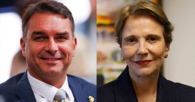 Flávio bolsonaro chama tereza cristina de ‘sonho de consumo’ ao ser questionado sobre vaga de vice