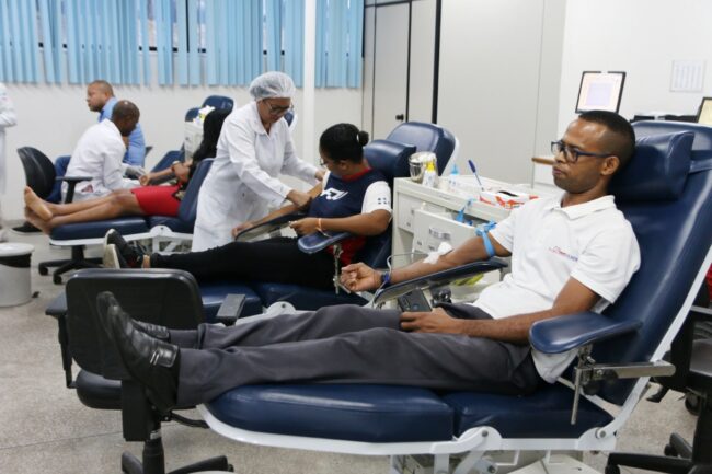 Hemoba inicia semana do doador pela vida e apoio de instituições