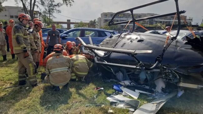 Anac investiga se helicóptero que colidiu fazia transporte clandestino
