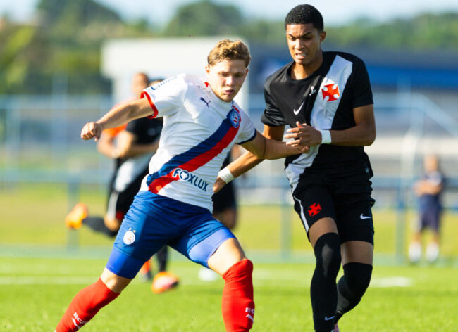 Bahia empata em casa com o vasco e segue fora do g-8 do brasileirão sub-20