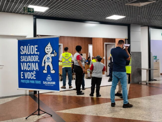 Aeroporto de salvador terá vacinação gratuita contra gripe