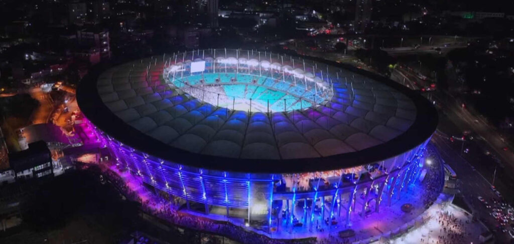 Arena fonte nova receberá quatro shows entre jogos do bahia até setembro