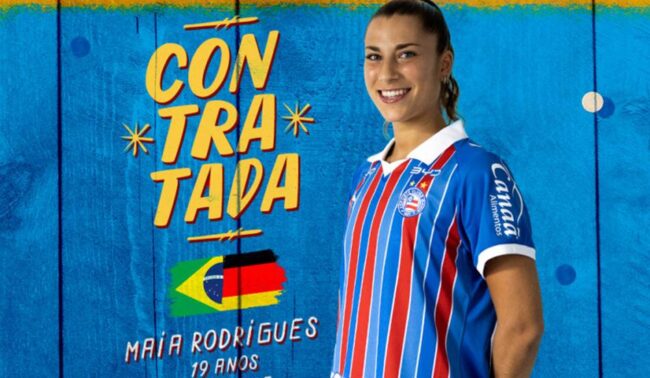 Bahia anuncia atacante que estava em portugal para o time feminino