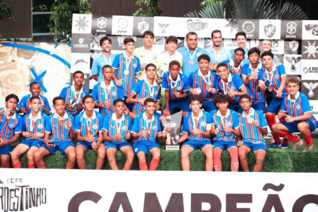 Bahia inicia disputa de torneio nacional sub-14 neste sábado