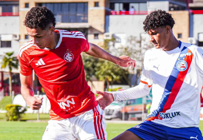 Bahia sofre revés para o inter e sai do g-8 do brasileirão sub-17