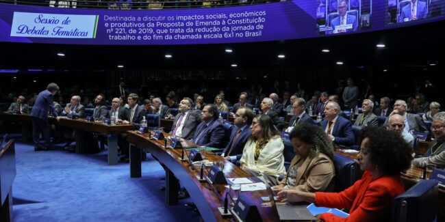 Empresários atacam pec 6×1 no senado; sindicatos e governo defendem