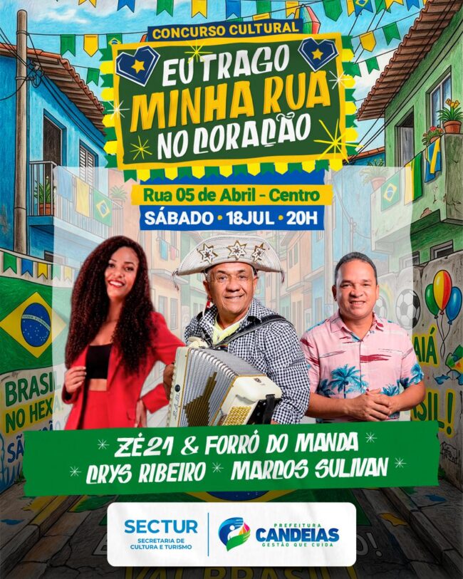 “eu trago minha rua no coração 2026” – imprensa bahia
