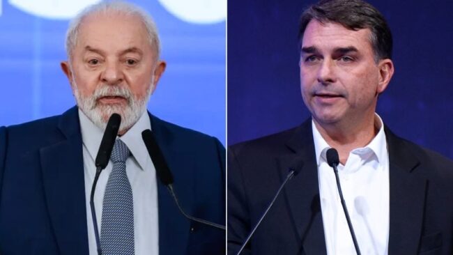 Lula tem 48% contra 41% de flávio no 2º turno, diz pesquisa
