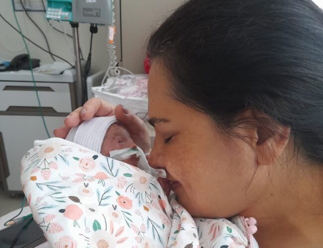Mesmo com apenas três dias de vida, letícia deixou um legado de amor perfeito