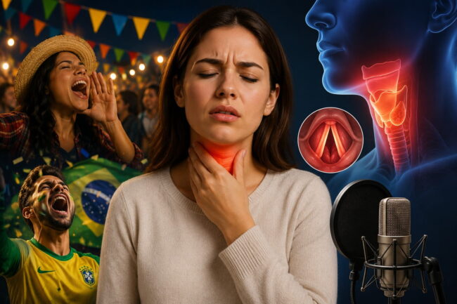 Perdeu a voz após o são joão e a copa? fique atento aos sinais