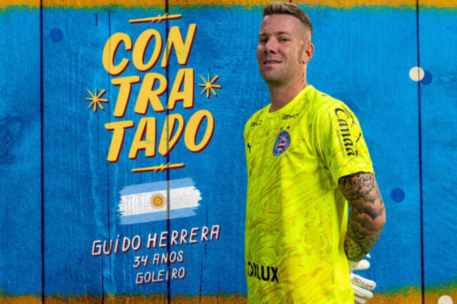 Reforço na área! bahia anuncia contratação de goleiro até 2027