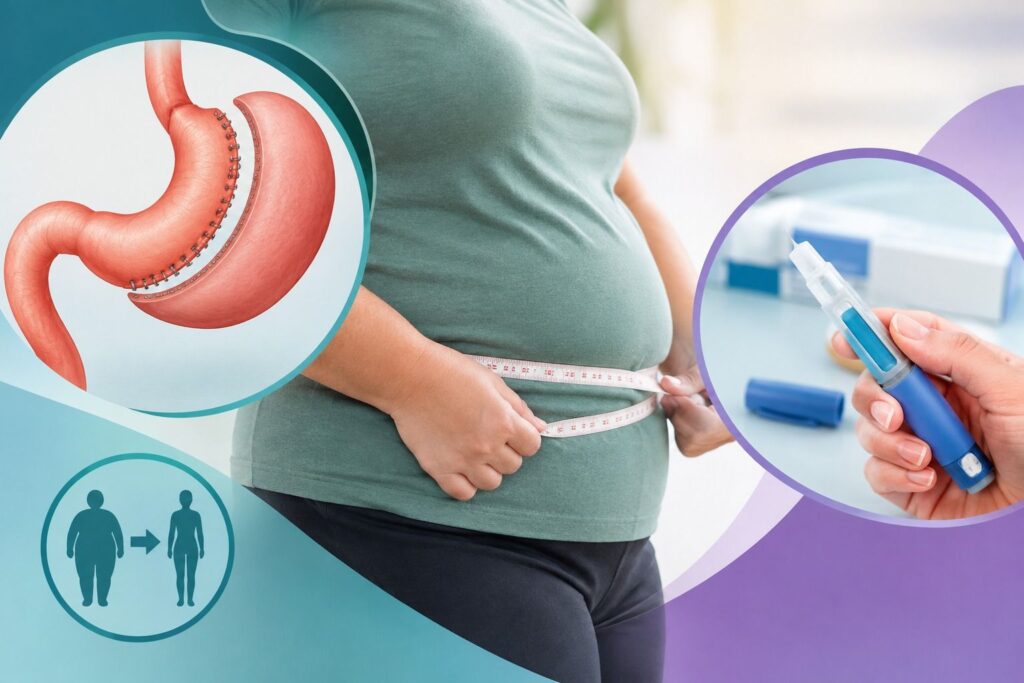 Bariátrica e canetas emagrecedoras: como tratam a obesidade