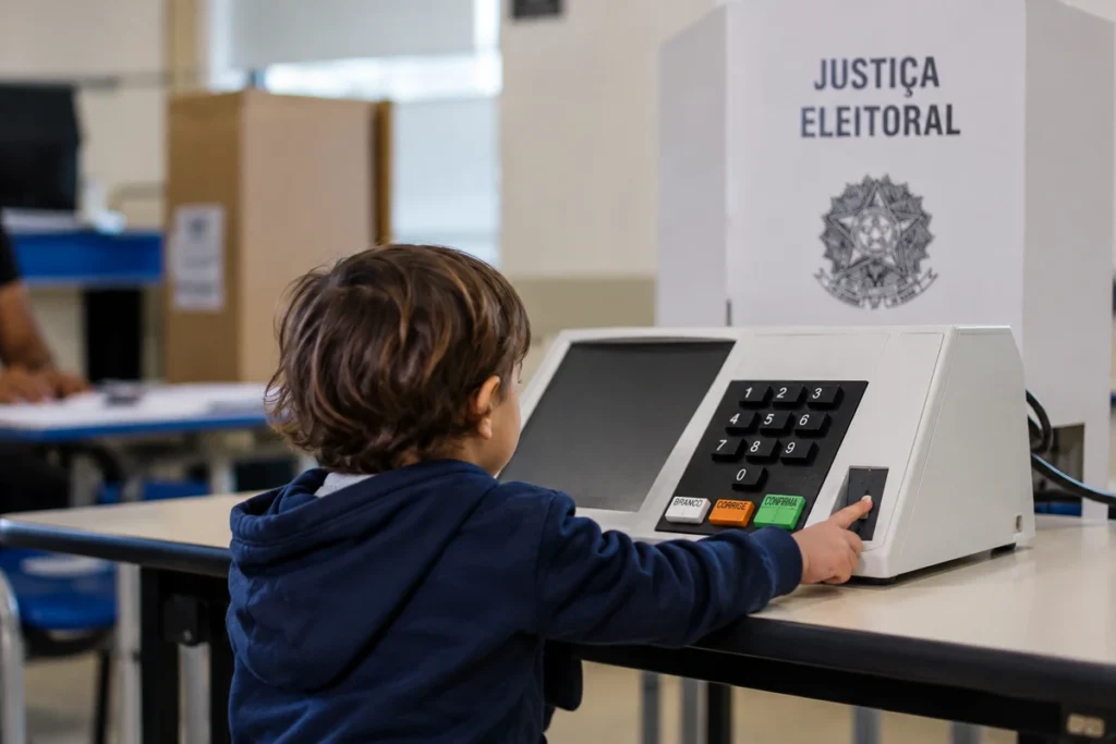 Criança desliga urna eletrônica durante votação e cria caos em seção eleitoral; saiba onde aconteceu – imprensa bahia