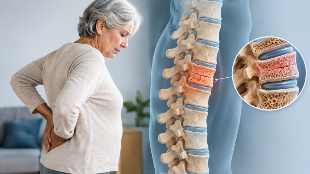 Osteoporose pode provocar perda de altura e fraturas silenciosas