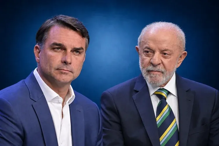 Pesquisa real time big data: flávio bolsonaro tem 52% e lula, 48% dos votos válidos